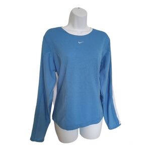 NWT Nike Sphere Dry long sleeve blue top